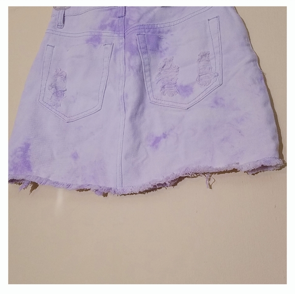 2/$25 NWT Forever 21 Los Angeles Denim Mini Skirt Size24 - Picture 6 of 8